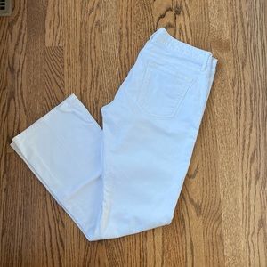 Gap Sexy Bootcut White Jeans